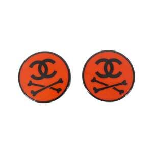 CHANEL Black Earrings